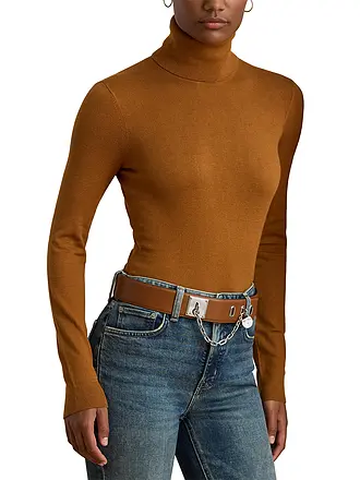 LAUREN RALPH LAUREN | Pull à col roulé ZOE | camel